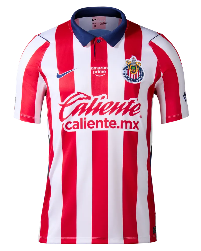Nike C.D. Guadalajara 2026/27 Stadium Home  Dri-FIT Replika-Fußballtrikot (Herren) - Weiß Weiß