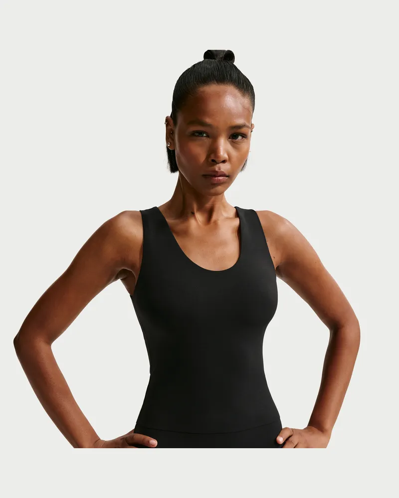 Nike Zenvy Dri-FIT Tanktop für Damen - Schwarz Schwarz