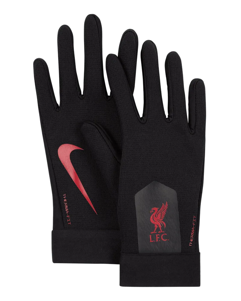 Nike FC Liverpool Academy  Therma-FIT Fußballhandschuhe (ältere Kinder) - Schwarz Schwarz