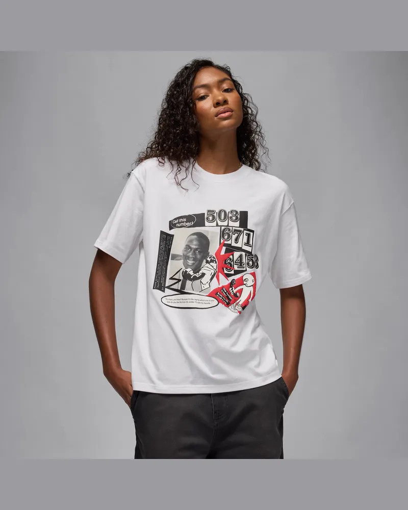 Jordan Flight Damen-T-Shirt - Weiß Weiß