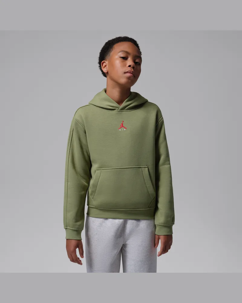 Jordan Brooklyn Fleece-Hoodie (ältere Kinder) - Grün Grün