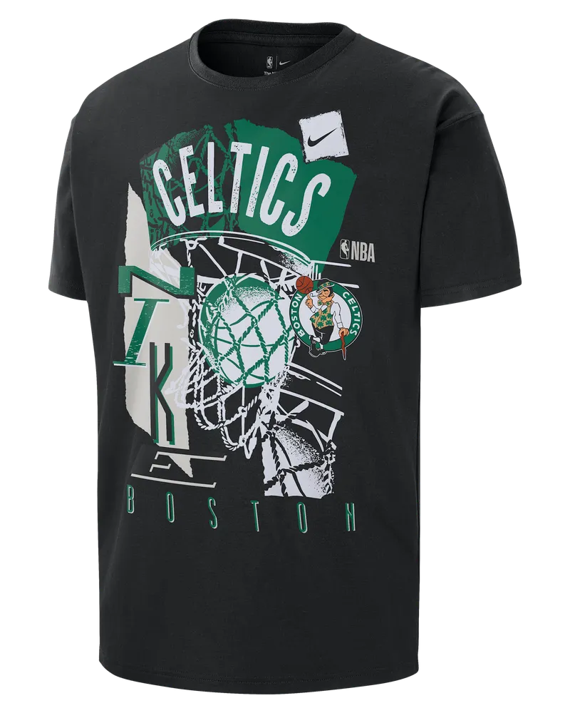 Nike Boston Celtics Courtside  NBA Vintage T-Shirt (Herren) - Schwarz Schwarz
