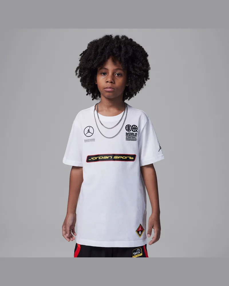 Jordan Q54 Sport-T-Shirt (ältere Kinder) - Weiß Weiß