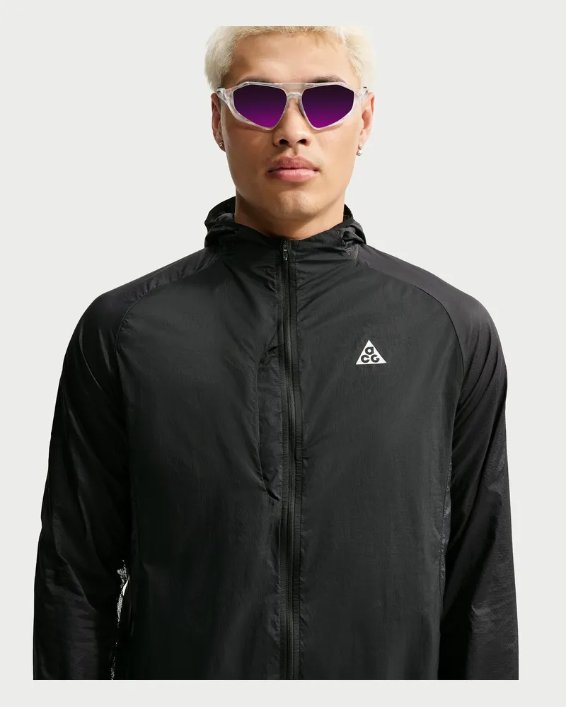 Nike ACG „Aireez“ UV-Schutzjacke für Herren - Schwarz Schwarz