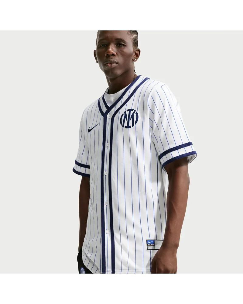 Nike Inter Mailand Away  Baseballtrikot (Herren) - Weiß Weiß
