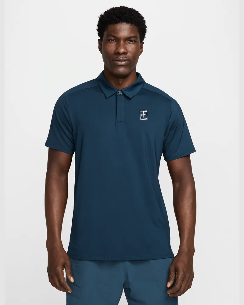 Nike Court Advantage Dri-FIT Tennis-Poloshirt (Herren) - Blau Blau