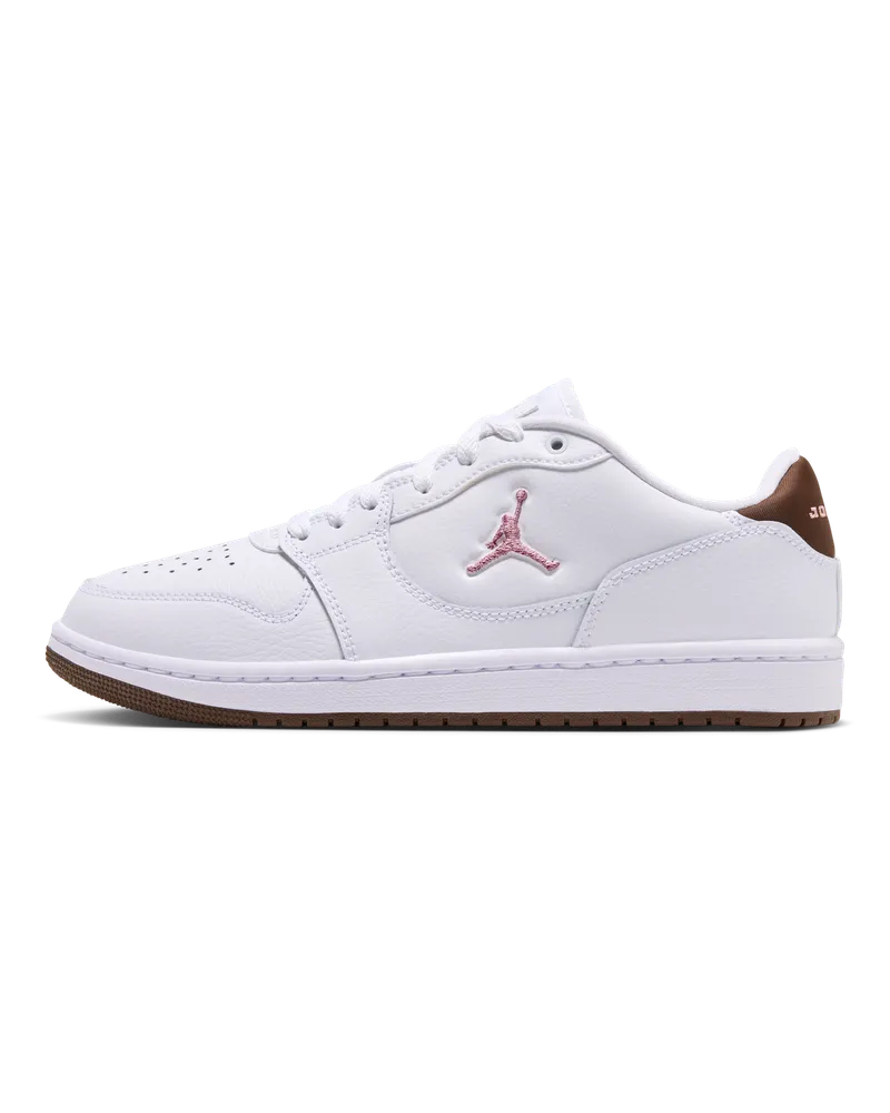 Jordan Court Connect Low Damenschuh - Weiß Weiß