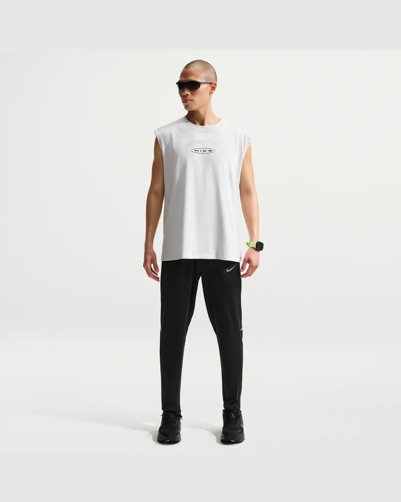 Nike Miler Dri-FIT Strick-Fußballhose für Herren - Schwarz Schwarz