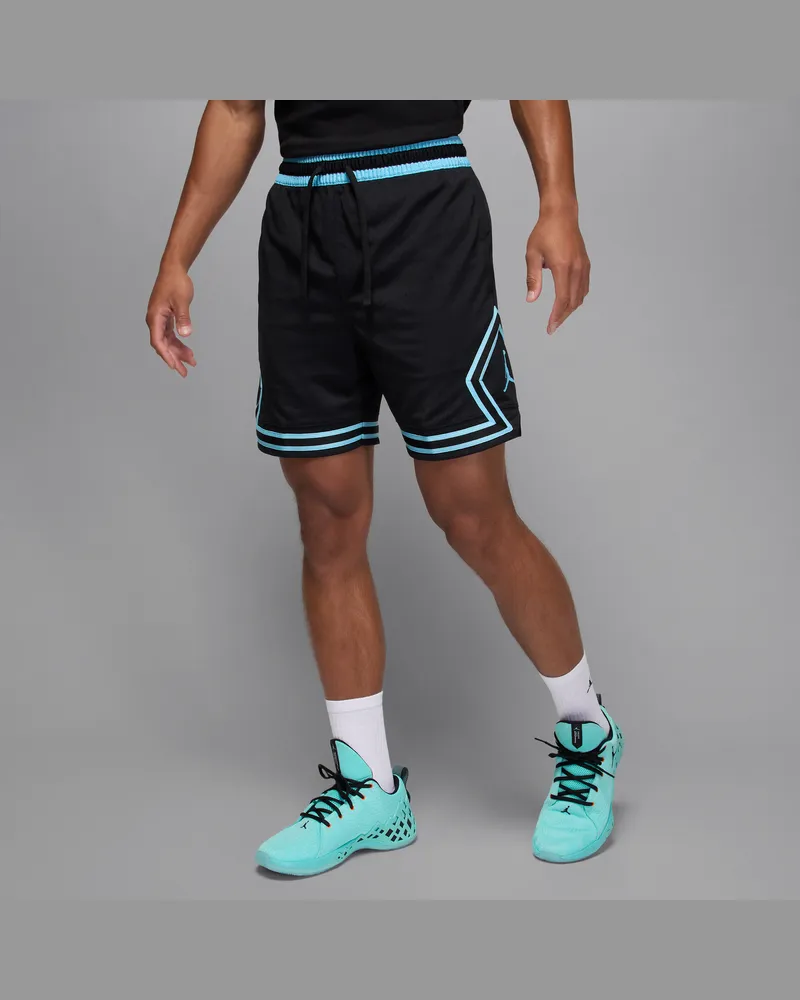 Jordan Sport Dri-FIT Diamond Mesh-Shorts (Herren) - Schwarz Schwarz