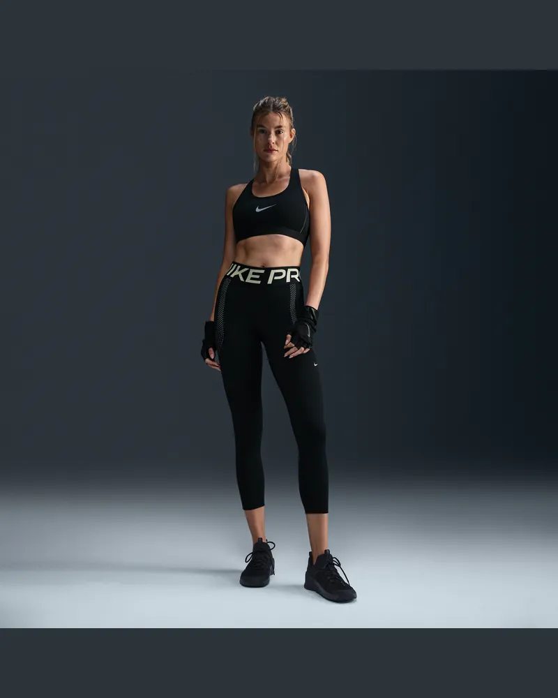 Nike Pro Sculpt 7/8-Leggings mit hohem Bund (Damen) - Schwarz Schwarz