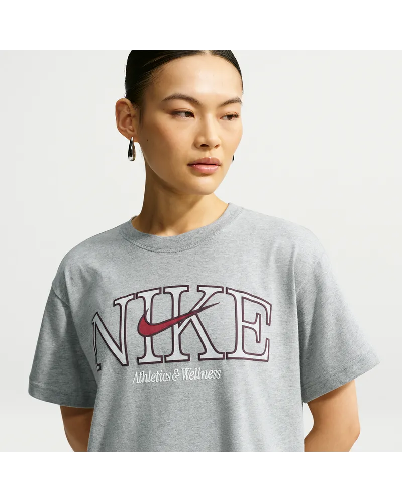 Nike Classic Oversize-T-Shirt (Damen) - Grau Grau