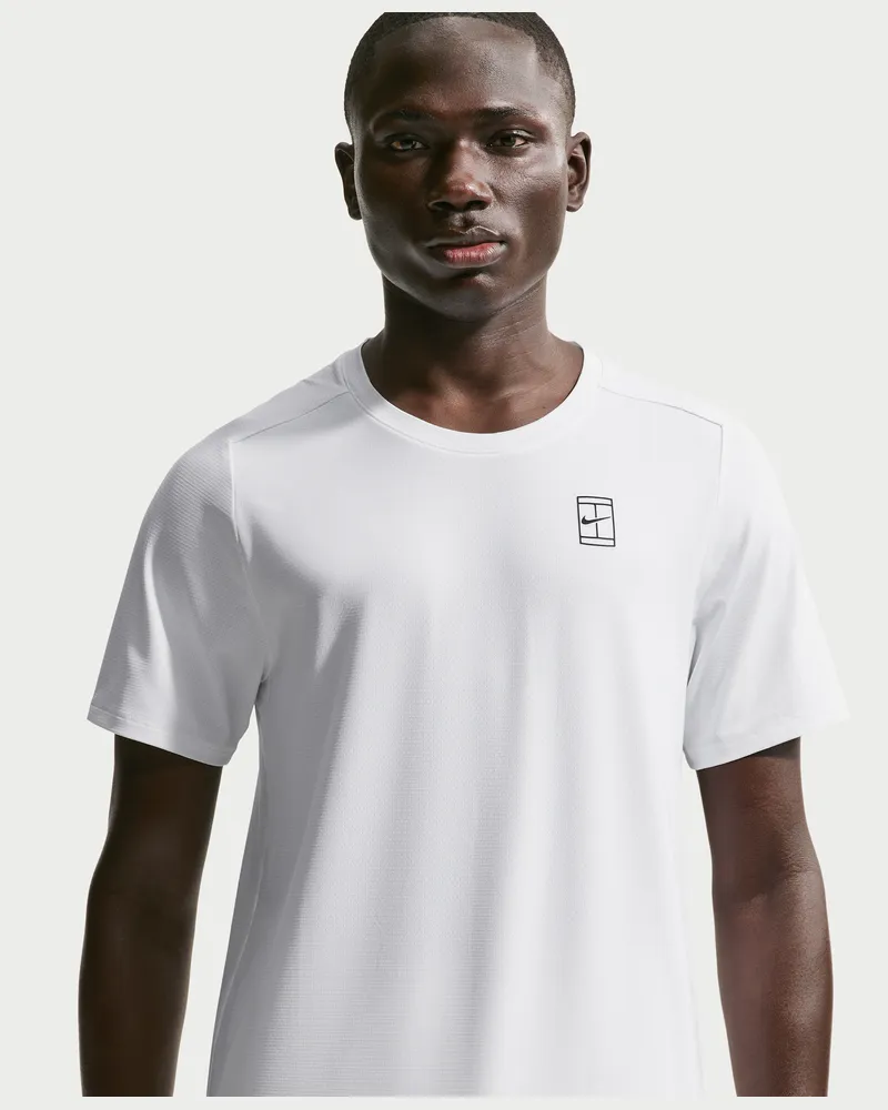 Nike Court Advantage Dri-FIT Tennisoberteil (Herren) - Weiß Weiß