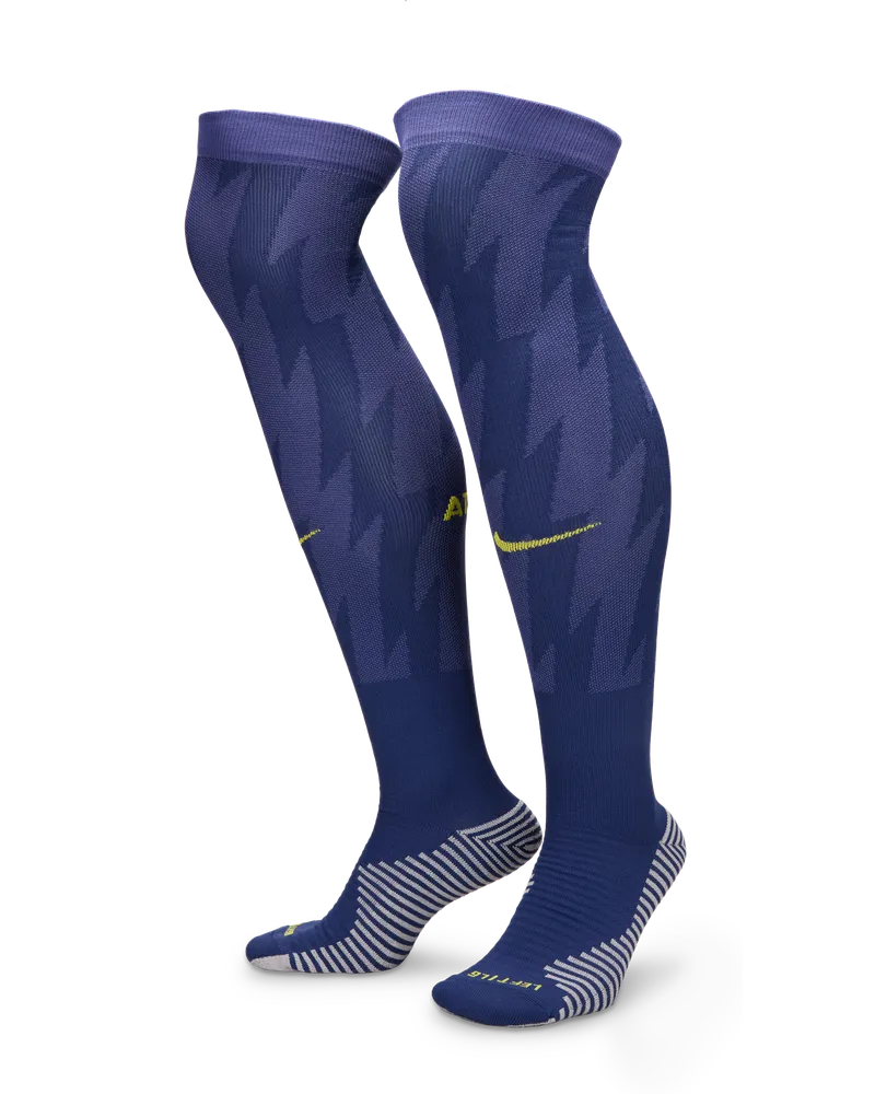 Nike Atlético Madrid Strike Away  Dri-FIT kniehohe Fußballsocken - Blau Blau