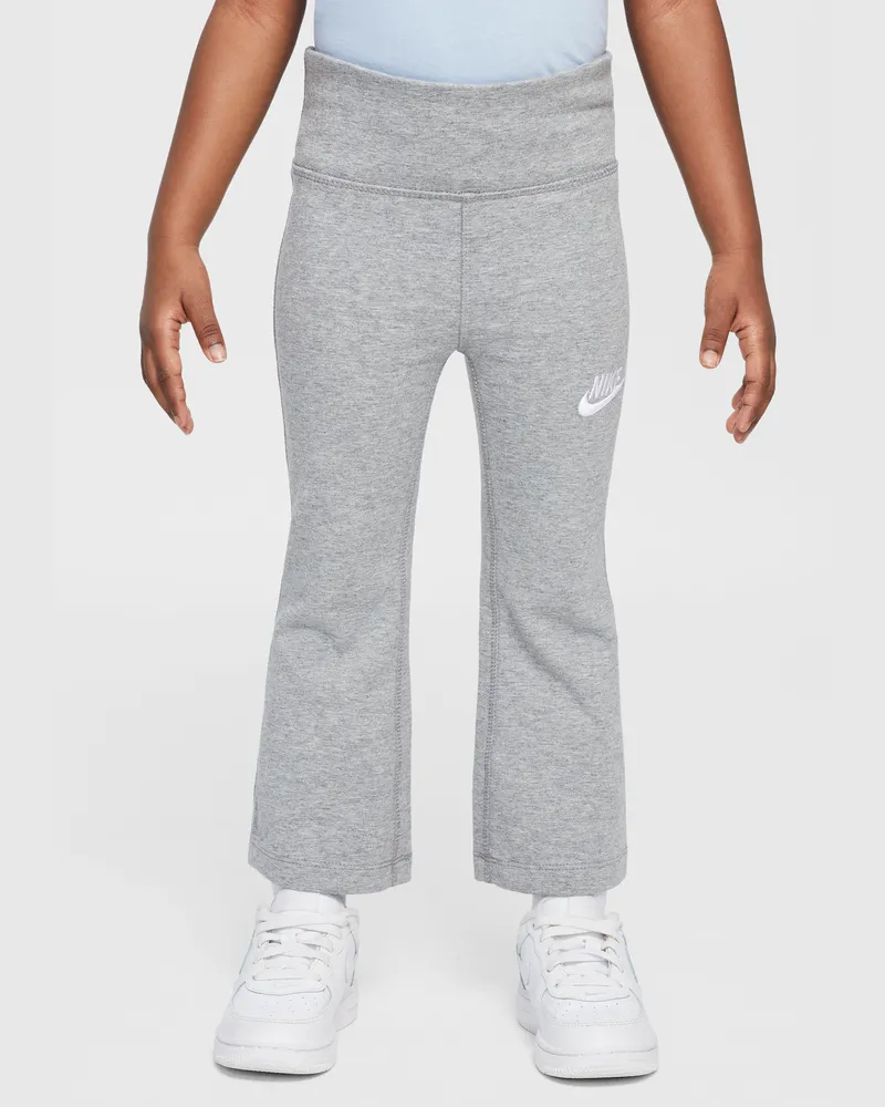 Nike Dri-FIT Leggings mit ausgestelltem Bein (Kleinkinder) - Grau Grau