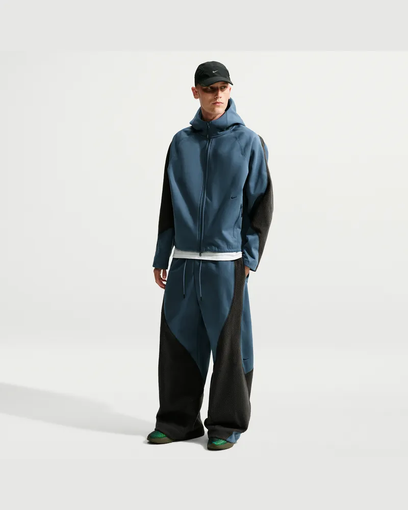 Nike Tech Boreas lockere Therma-FIT Hose mit offenem Saum (Herren) - Blau Blau