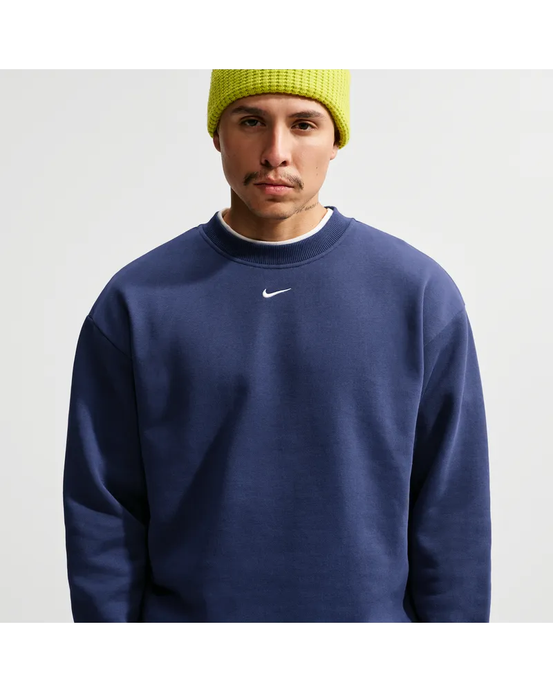Nike Solo Fleece Sweatshirt (Herren) - Blau Blau