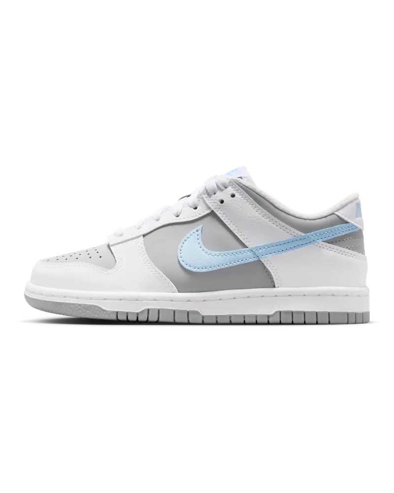 Nike Dunk Low Schuh für ältere Kinder (Jungen) - Weiß Weiß
