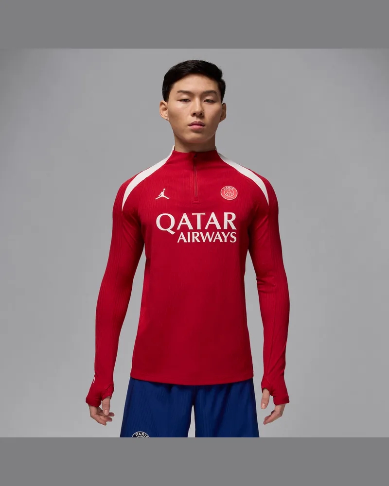 Jordan Paris Saint-Germain Strike Elite Fourth  Fußball-Drill-Strickoberteil mit Dri-FIT-ADV-Technologie (Herren) - Rot Rot
