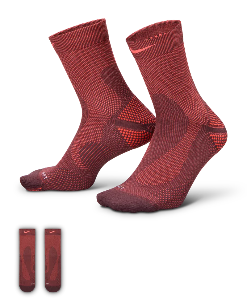 Nike Running Lightweight Micro Crew-Socken (1 Paar) - Lila Lila