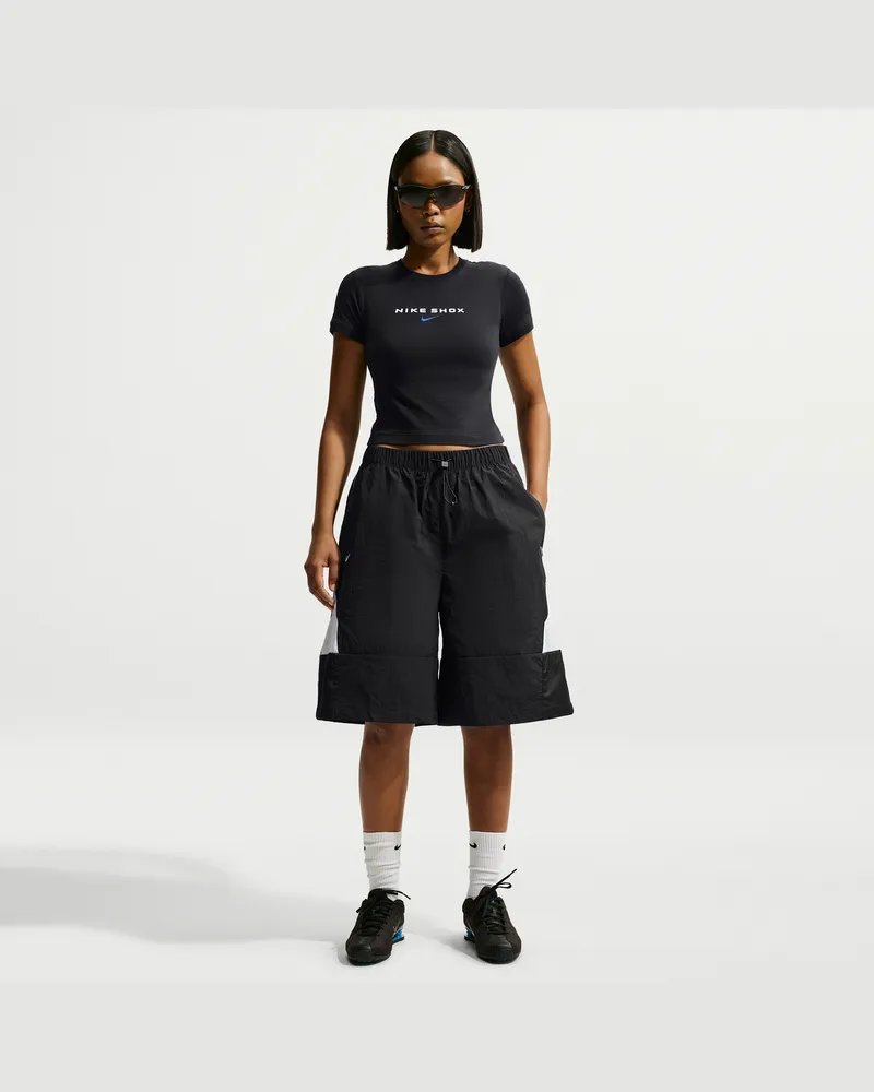Nike Damen-Webshorts - Schwarz Schwarz