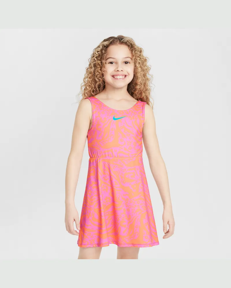 Nike Dri-FIT Wild Flower Fashion Kleid (jüngere Kinder) - Pink Pink