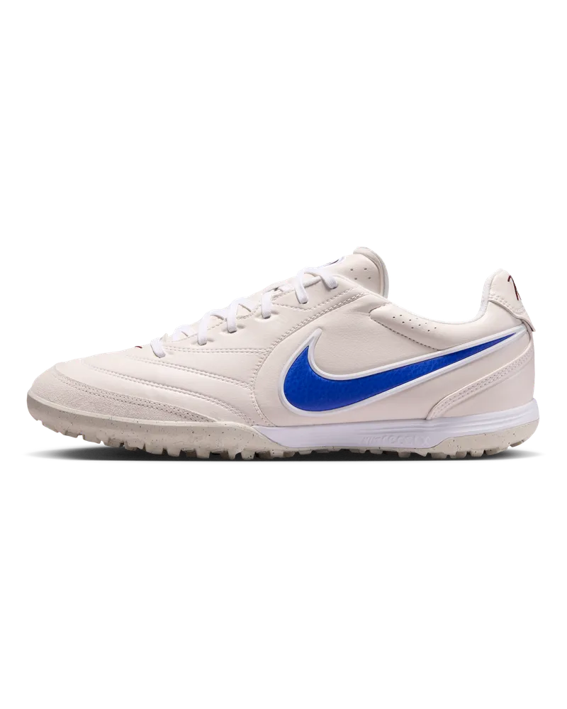 Nike Tiempo Ligera Pro Low-Top-Fußballschuh für Turf - Weiß Weiß