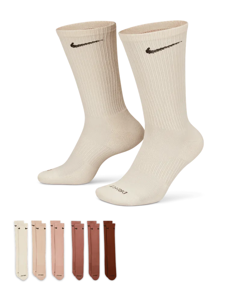 Nike Everyday Plus Cushioned Crew-Trainingssocken (6 Paar) - Multi-Color Multi-color