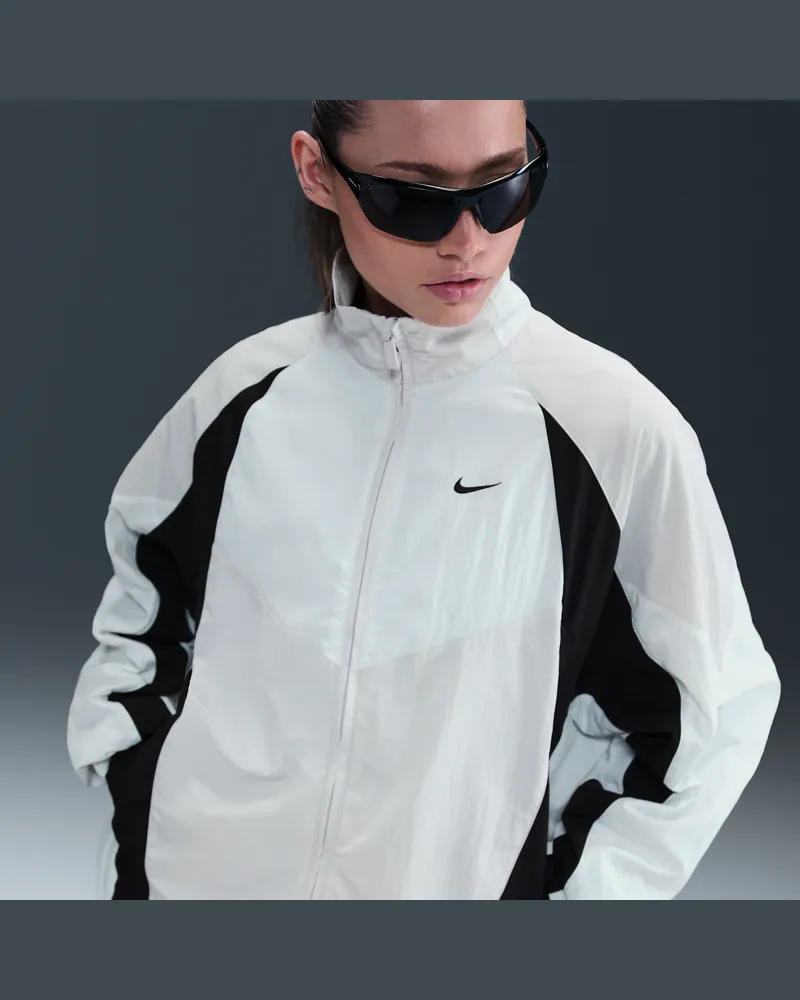 Nike Sportswear Oversize-Track-Jacket (Damen) - Grau Grau