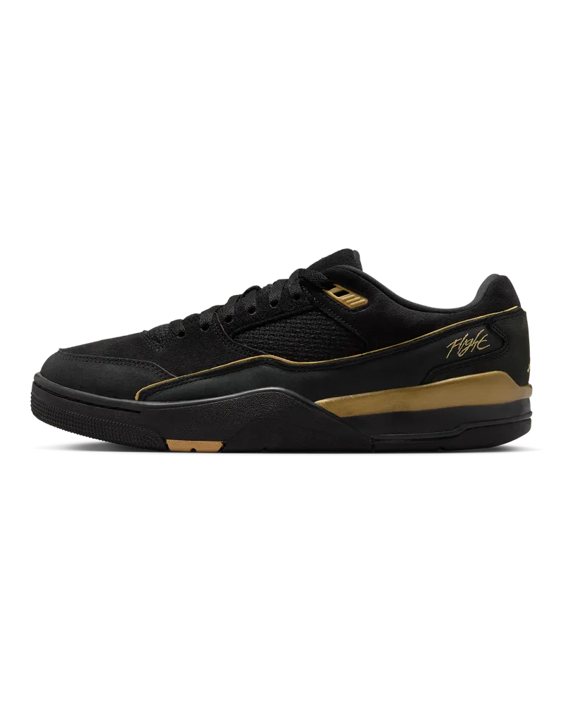 Jordan Flight Court Schuh (Herren) - Schwarz Schwarz