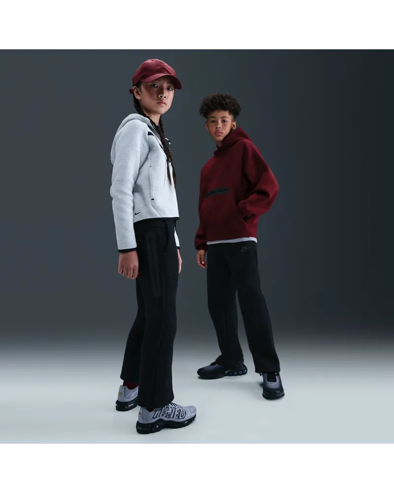 Nike Tech Fleece Hose mit offenem Saum für ältere Kinder (Jungen) - Schwarz Schwarz