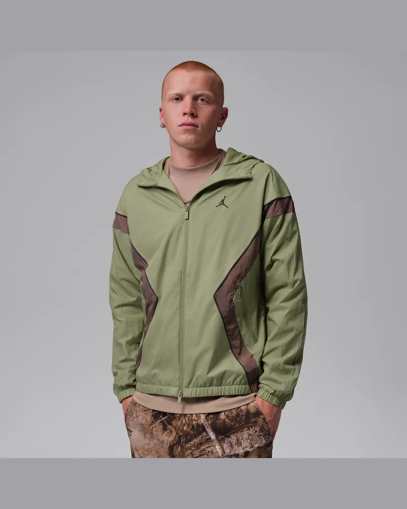 Jordan Brooklyn Draft-Jacke mit Kapuze (Herren) - Grün Grün