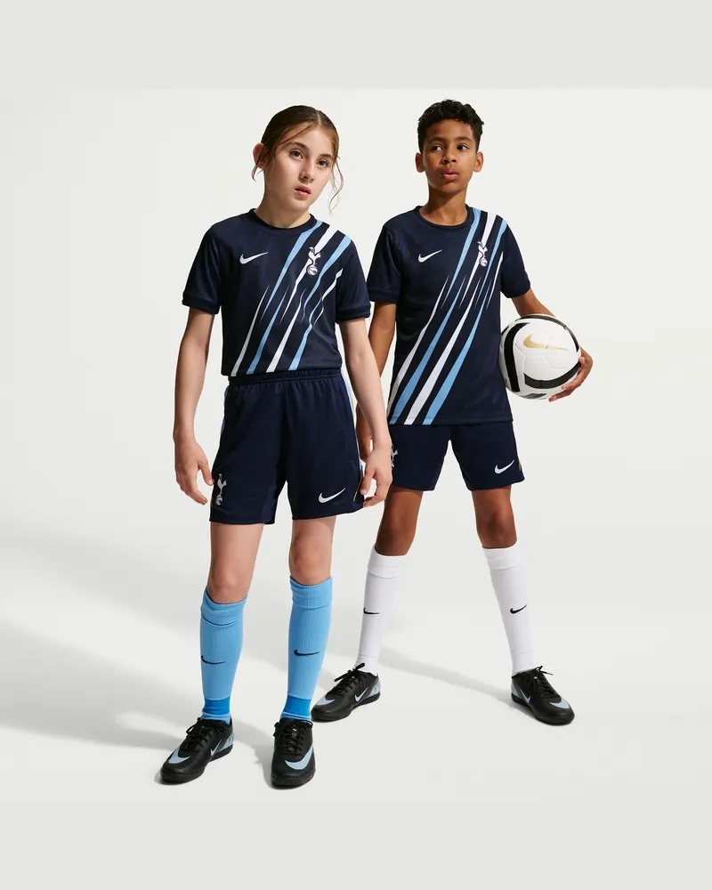 Nike Tottenham Hotspur Strike  Dri-FIT Fußballshorts aus Strickmaterial (ältere Kinder) - Blau Blau