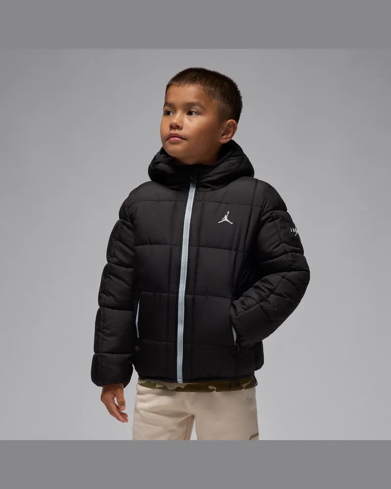 Jordan Essential mittelschwere Puffer-Jacke (jüngere Kinder) - Schwarz Schwarz