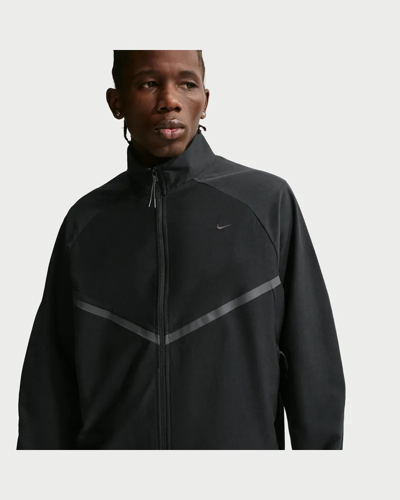 Nike Tech Dri-FIT Shori Strick-Trainingsjacke (Herren) - Schwarz Schwarz