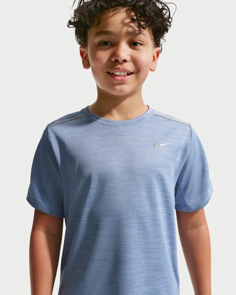 Nike Miler Dri-FIT Kurzarmshirt (ältere Kinder) - Blau Blau