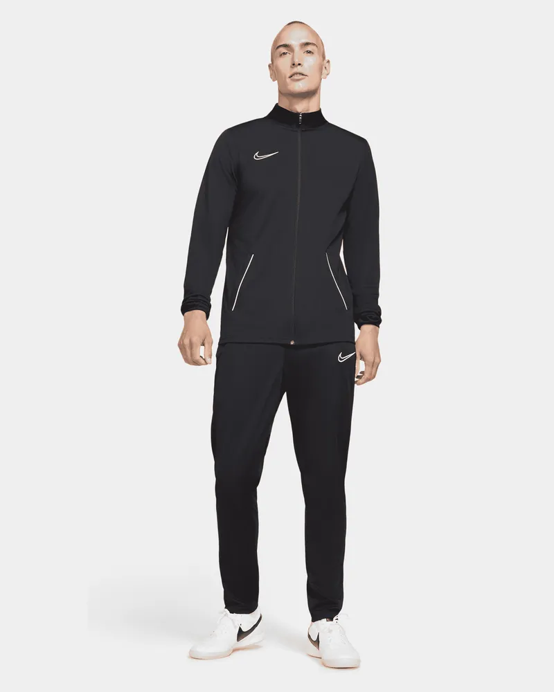 Nike Dri-FIT Academy Fußball-Trainingsanzug aus Strickmaterial für Herren - Schwarz Schwarz