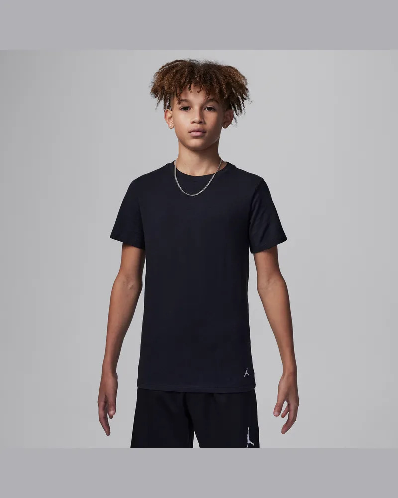 Jordan Flight Base T-Shirts (ältere Kinder, 2er-Pack) - Schwarz Schwarz