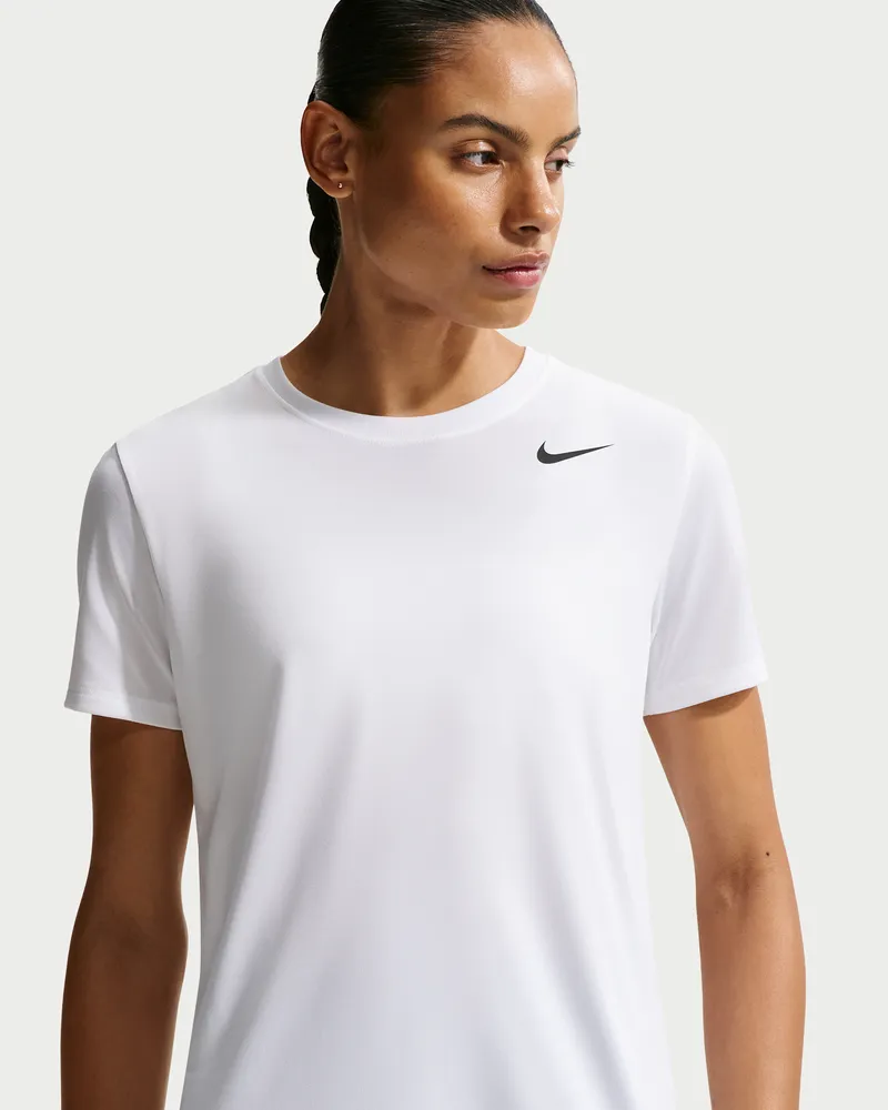 Nike Dri-FIT Damen-T-Shirt - Weiß Weiß
