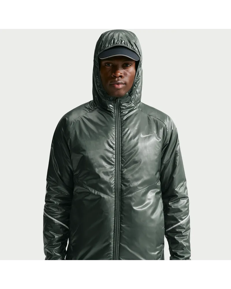 Nike Miler Aerolayer Therma-FIT-Laufjacke (Herren) - Grün Grün