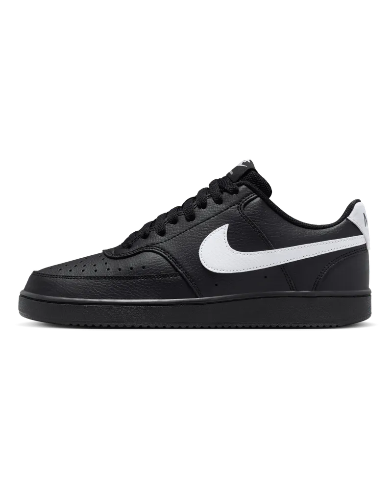 Nike Court Vision Low Herrenschuh - Schwarz Schwarz