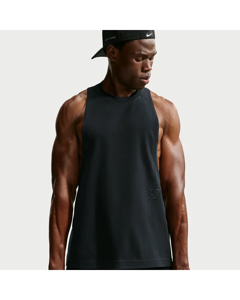 Nike N.A.C. Dri-FIT Trainings-Tanktop (Herren) - Schwarz Schwarz