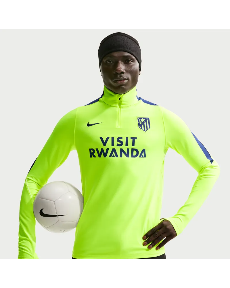 Nike Atlético Madrid Strike  Dri-FIT Fußball-Drill-Oberteil aus Strickmaterial (Herren) - Gelb Gelb