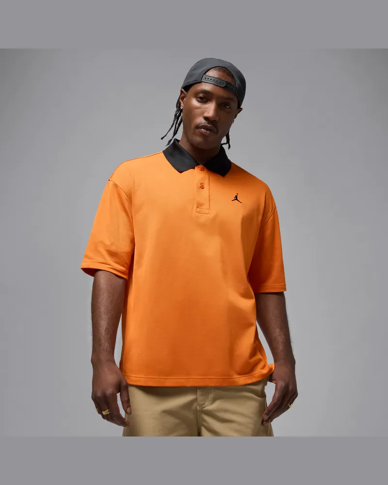 Jordan Brooklyn Poloshirt (Herren) - Orange Orange