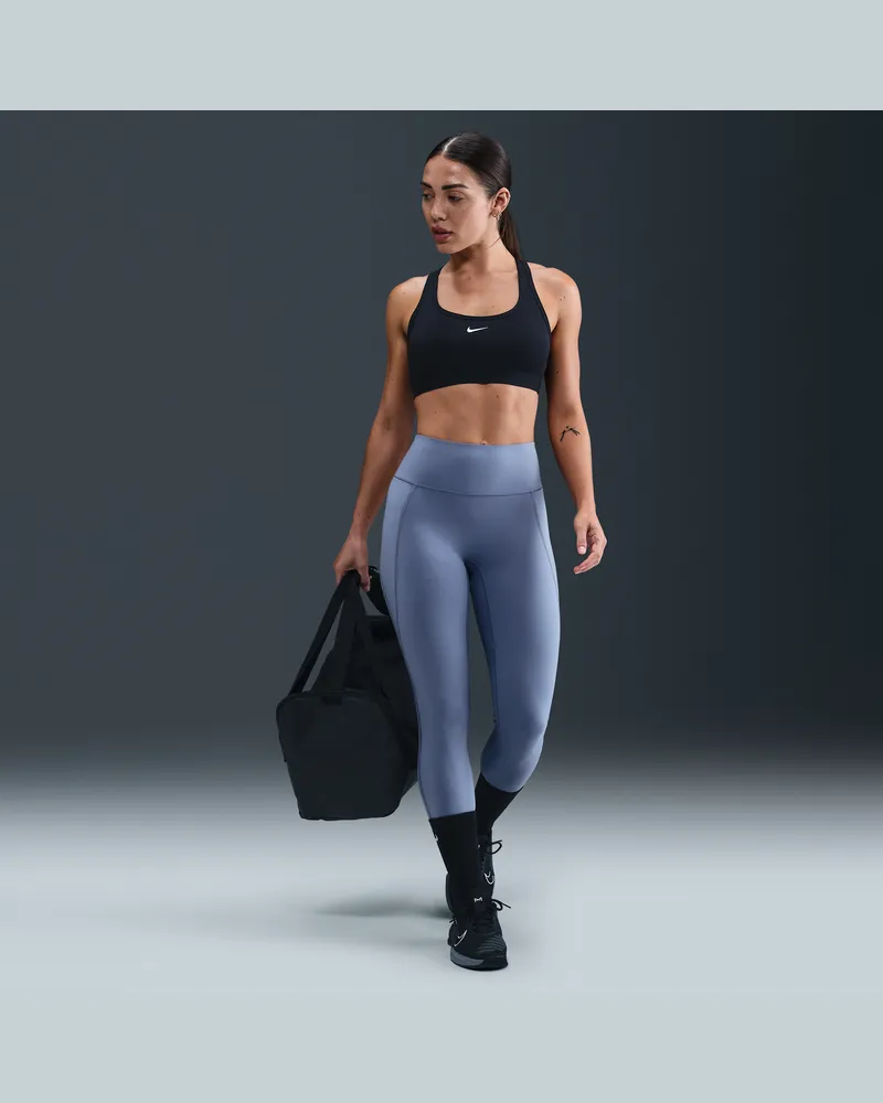 Nike Universa 7/8-Leggings mit hohem Bund und ohne Frontnaht (Damen) - Blau Blau
