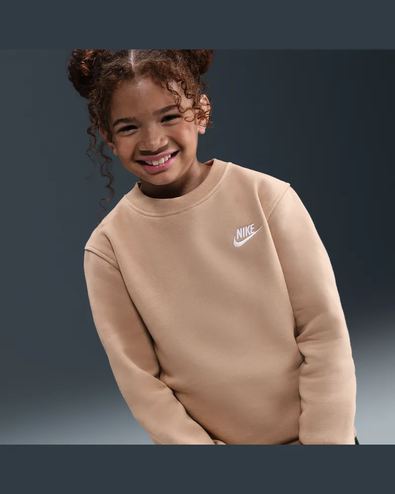 Nike Sportswear Club Fleece Sweatshirt für ältere Kinder - Braun Braun