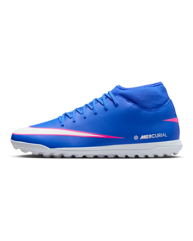 Nike Mercurial Superfly 10 Club TF High-Top-Fußballschuhe - Blau Blau