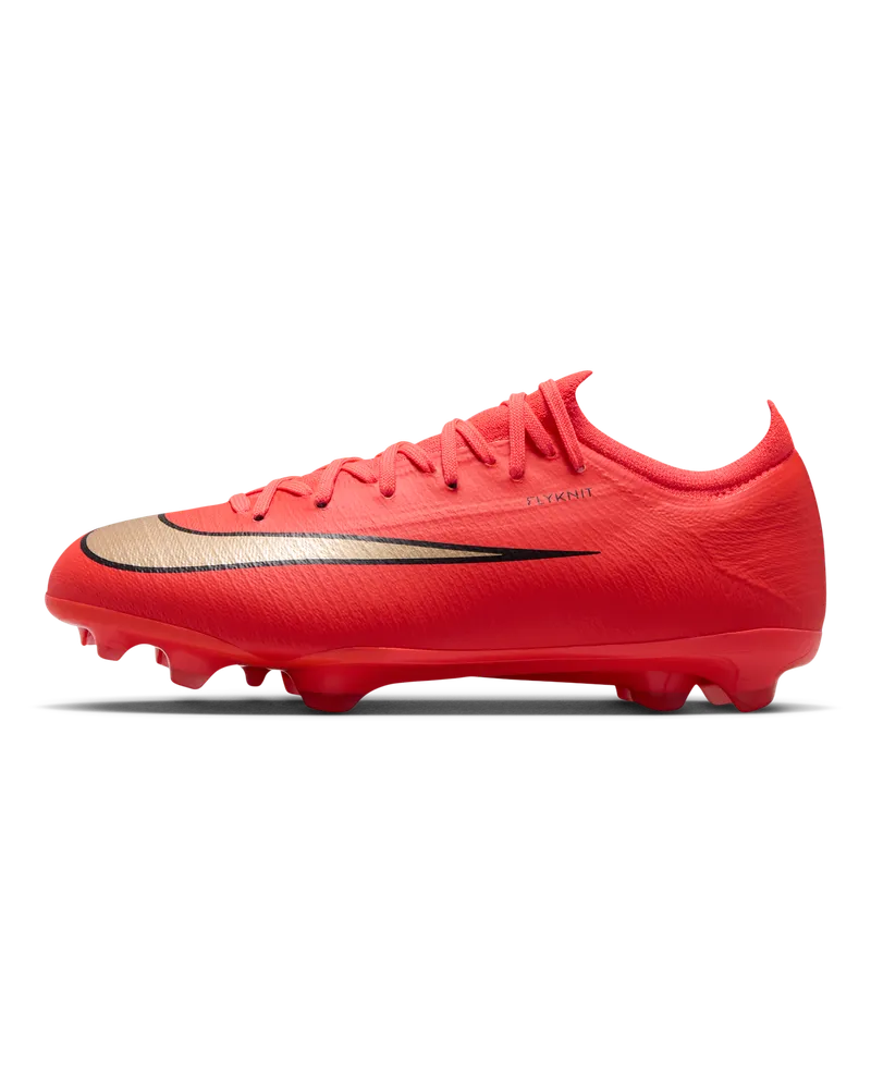 Nike Jr. Mercurial Vapor 17 Pro Low-Top-Fußballschuh für normalen Rasen (ältere Kinder) - Rot Rot