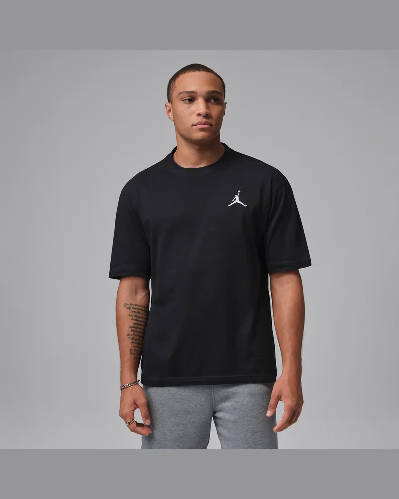 Jordan T-Shirt mit gesticktem Jumpman (Herren) - Schwarz Schwarz