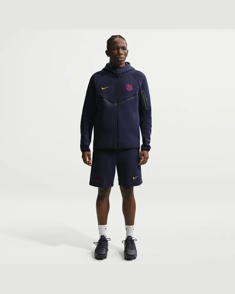 Nike FC Barcelona Tech Fleece  Fußballshorts für Herren - Blau Blau