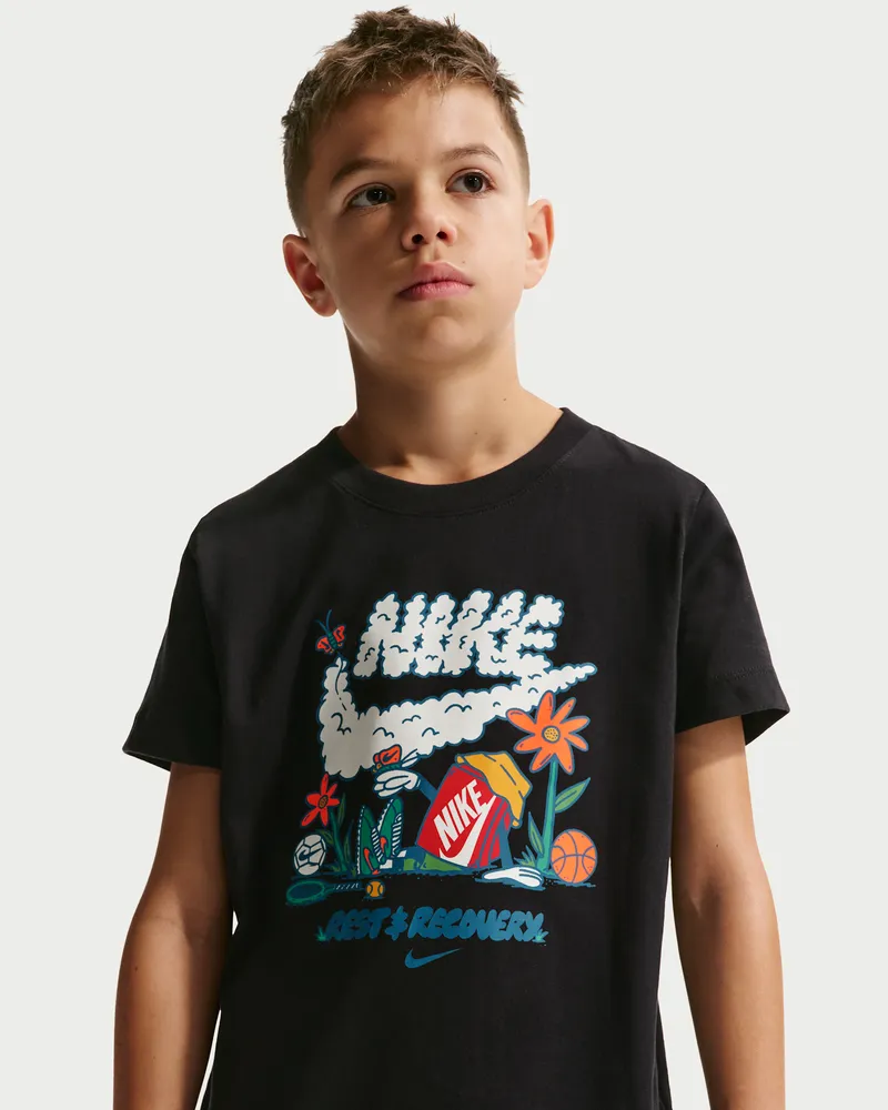 Nike T-Shirt (ältere Kinder) - Schwarz Schwarz